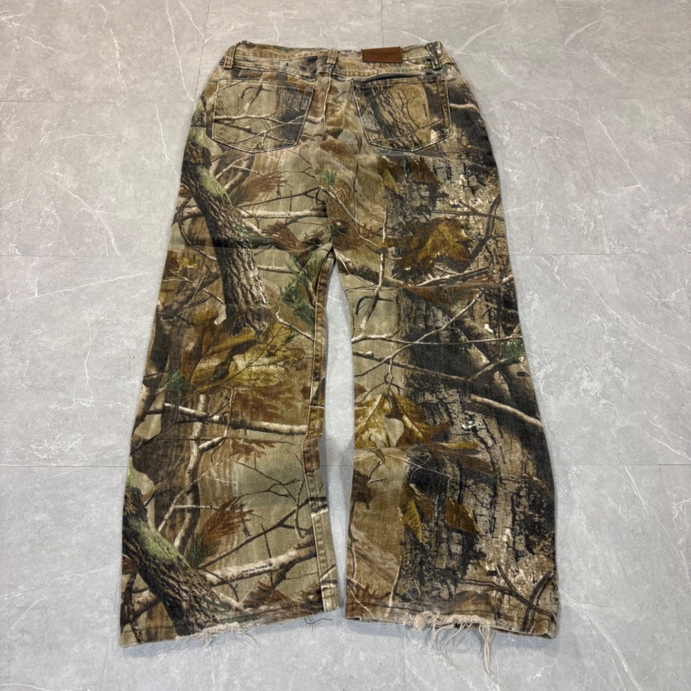 Wrangler ProGear RealTree Camo Pants Womens 8x30 Straight Leg Woodland PGW01AP